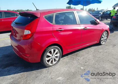 2013 Hyundai Accent Se from USA, damaged, VIN KMHCU5AE2DU080002